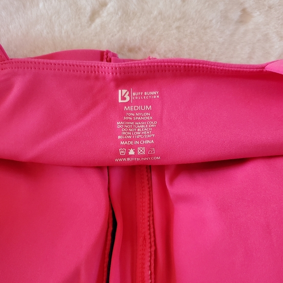 New Buff Bunny Dive Zip Sports Bra Miami Vice Pink H2O Sports Bra Size Medium - Picture 11 of 16